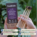 PureBristle Pferdehaarborsten & Bambus Zahnbürste (4er Pack)